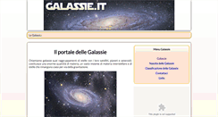 Desktop Screenshot of galassie.it